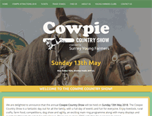 Tablet Screenshot of cowpie.co.uk